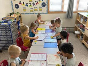toddlers in the classroom